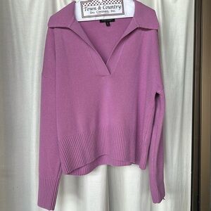 Banana Republic 100% Cashmere Sweater Size XL in Mauve. Wore 1 time.